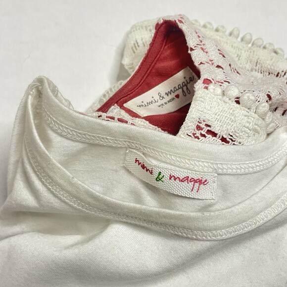 Lot Of 4 Mimi & Maggie Baby Girl 6-12M Romper & Dress Artisan Designer Samples - Picture 6 of 6